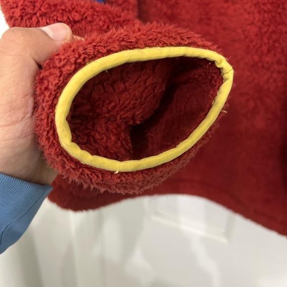 The North Face Men’s Red and Blue Fleece Pullover - Picture 8 of 8